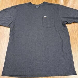 Ariat Rebar Strong American Outdoors T Shirt Men's L Heather Grey USA Hunt Work